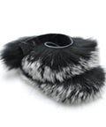 Close-up of rabbit hair bow string silencer from Bow String Silencers Set For Recurve And Traditional Longbows.