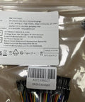 Close-up of Breadboard Jumper Wire Kit 360 Pieces With 10cm, 20cm, and 30cm cables in colorful packaging, labels visible
