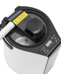 800W Portable Sauna Steamer Pot For Home Spa With Steam Hose And Herbal Box, digital controls visible on top