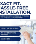 All In One RO Pre And Post Filter Set With Membrane For TFC 25D 4 And 435 Delivers Clean Tasting Water At Home installation guide