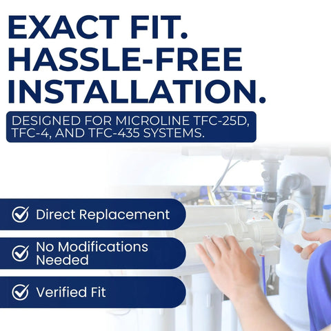 All In One RO Pre And Post Filter Set With Membrane For TFC 25D 4 And 435 Delivers Clean Tasting Water At Home installation guide