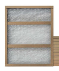 Fiberglass Air Filter 16x25x1 With Double Strut GDS Series Made In USA Box Of 12 Heavy Duty One Piece Frame display