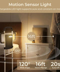Heavy Duty Bed Rail For Seniors With 400 Lbs Support ASTM Certified Height Adjustable Bed Assist Rail With Motion Sensor Light