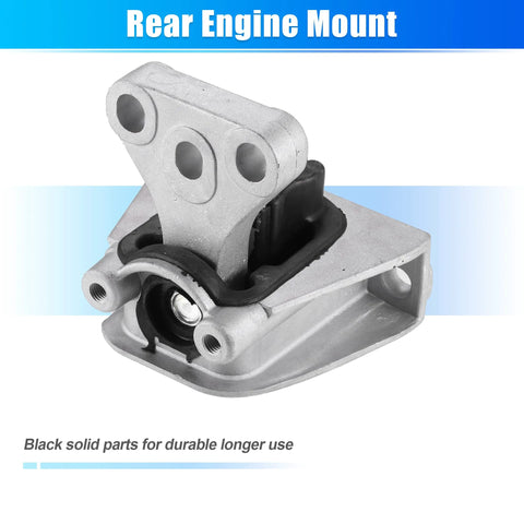 Engine Mount For Honda Civic 2006 To 2011 50850-SNA-A81 Transmission Mount, silver metal with black components, rear view