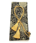 Silk Katana Sword Carrying Bag Case For Japanese Samurai Premium Soft Silk Sleeve with decorative pattern and tassel accents