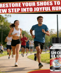 Beast Mode Heavy Duty Shoe Glue For Sole Repair Quick Dry Waterproof Adhesive bottle with runners in the park background