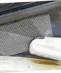 15pcs Stainless Steel Bumper Repair Mesh Screen Kit Durable Reinforcing Net For Bumper Repairs Quick Fix To Get Your Ride Looking Dope Compatible With Multiple Vehicle Models installed view.