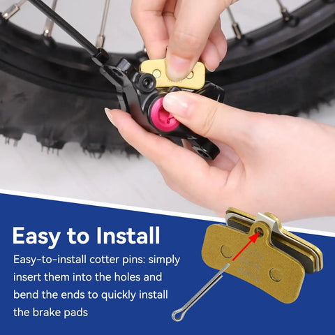 Front And Rear Dirt E Bike Brake Pads For Surron Light Bee X Talaria Sting MX3 MX4 XXX Segway X260 X160 install demo
