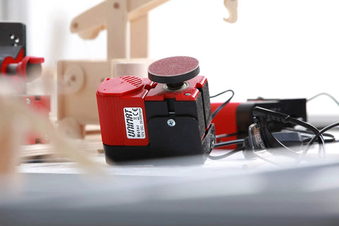 4-In-1 Woodworking Kit For Kids Ages 8 And Up Lathe Drill Sander And Saw STEM DIY Project Tool Set on table