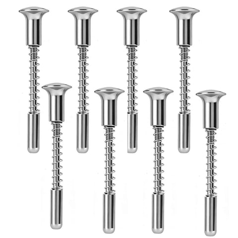 Tough As Nails 8 Pack Window Screen Plunger Latches In Solid Aluminum One Quarter By Two One Sixteenth Inch Retainer Pins for DIY