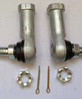 Steering Tie Rod End Replacement For Yamaha Rhino 450 660 700 And Wolverine UTVs Can-Am Commander 800 1000 2011 Beefed-Up OEM-Grade Fit Meets OEM Specs With 5UG-F3841-00-00 5B4-23841-00-00 Durable UTV Steering Component, two metal ends with bolts and cotter pins