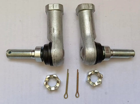 Steering Tie Rod End Replacement For Yamaha Rhino 450 660 700 And Wolverine UTVs Can-Am Commander 800 1000 2011 Beefed-Up OEM-Grade Fit Meets OEM Specs With 5UG-F3841-00-00 5B4-23841-00-00 Durable UTV Steering Component, two metal ends with bolts and cotter pins