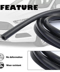 Durable Silicone Vacuum Hose For Automotive Use, Nine Point Eight Four Feet Long, Inner Diameter Five Thirty Two Inch, Outer Diameter Three Eighth Inch, Heavy Duty Universal Vacuum Lines For Car Truck And SUV, Easy Fit For Air And Water Transfer