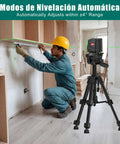 Green Cross Line Laser Level With 360 Degree Self Leveling Tripod 26 Inch Laser Leveler Tool For DIY Home Reno Projects Picture Hanging Floor Tile For Home Renovation, tripod on renovation floor