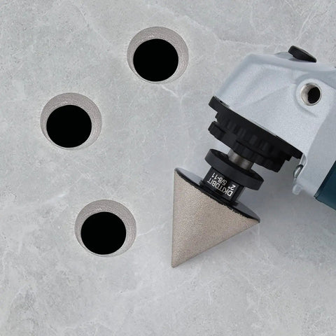 Heavy Duty Beveling Chamfer Drill Bit For Countersinking Holes In Porcelain And Ceramic Tiles Up To 2 Inches 50mm In Diameter
