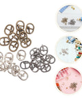 150 Pcs Miniature Alloy Buckles For Doll Clothes Shoes Belts Quick Release Metal Fasteners For Sewing And DIY Craft Projects Silver And Black