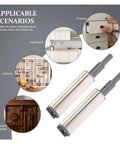 10 Pack Stainless Steel Door Latch Magnetic Cabinet Catches for Wardrobe Anti Corrosion ABS suitable for various cabinets