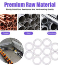 140 Pcs Oil Drain Plug Gasket Assortment Kit For Toyota Honda Subaru VW Audi Mercedes Benz With Premium Aluminum Copper Crush Washers And Seals OEM Numbers Included showing copper, steel, aluminum materials