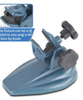 Professional Micrometer Stand For Micrometers Up To 4 Inches With Adjustable Precision Holder Non Slip Clamping Pads And Large Knobs