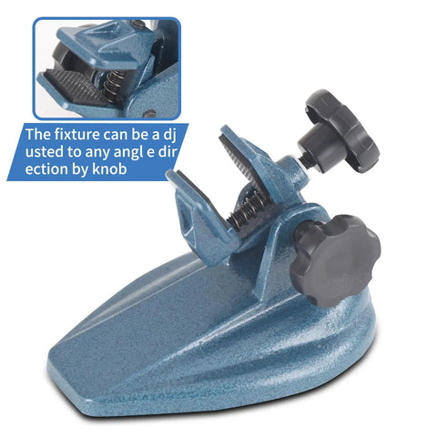 Professional Micrometer Stand For Micrometers Up To 4 Inches With Adjustable Precision Holder Non Slip Clamping Pads And Large Knobs