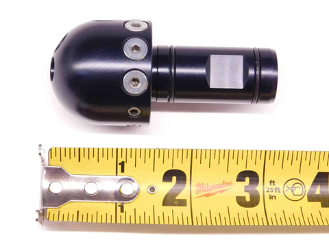 RGG20 308590 Milling Machine Cleaning Tool With Air Or Hydraulic Actuation, shown with a ruler for size reference