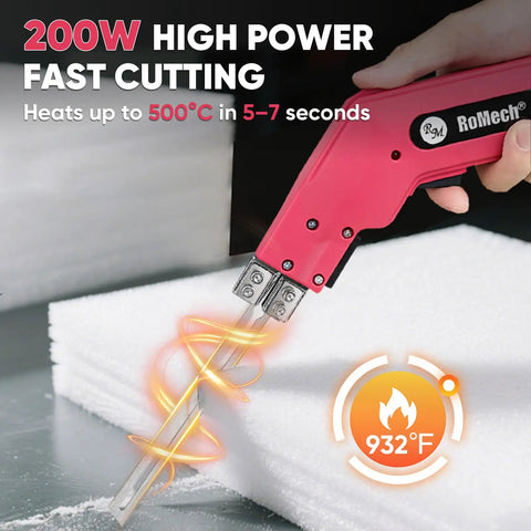 Heavy Hitter Electric Hot Knife Foam Cutter With 200 Watt Adjustable Heat Zero Hassle Quick Heat Up Slick Cutting Wire And Tough Carry Case For Eps Xps Eva Foam And Crafts