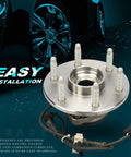 Beefy Front Wheel Hub And Bearing Assembly For 4WD SUVs And Vans With ABS Fits Avalanche Escalade Express 1500 2500 Savana
