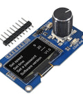Two Pack 1.3 Inch OLED Display Module With EC11 Rotary Encoder Button I2C Interface LCD Screen For Arduino White Case SH1106 Driver