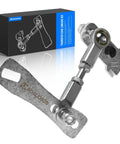 Transfer Case Linkage Kit For Jeep Cherokee XJ And Comanche MJ NP231 NP242 Fits 1986 To 2001 And 1986 To 1992 Z Rod Mechanical Upgrade Easy Install For Reliable Shifts Off Road Ready stainless steel kit with adjustable linkage and mounting brackets