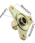 Upgraded 740mm Go Kart Rear Axle Complete Kit With Brake Assembly Without Chain Sprocket for DIY quad trike golf carts.