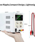 Variable DC Power Supply 60V 5A Bench Lab Power Supply With 3 Digit LED Display For Battery Charging, Electroplating, Electrolysis