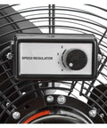 Close-up of speed regulator on 24 Inch Rolling Tilt Fan With 8600 CFM Industrial Airflow, 180 Degree Rotating, Beast Mode Cooling