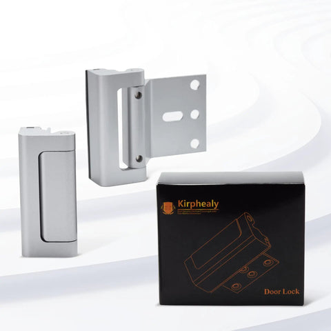 Two Pack Front Door Reinforcement Lock Kit With Upgraded Latch That Withstands 800 Pounds Of Force Prevents Unauthorized Entry