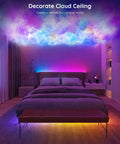 Govee RGBIC LED strip lights, 16.4ft, color-changing, app-controlled bedroom lighting setup