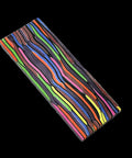Colorful Knife Handle Slabs Pair For DIY Knife Making Colorful Scales Grips Pearl Resin Polymer Blank with vibrant stripes