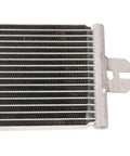 High Quality Transmission Oil Cooler For Porsche Cayenne 2003 To 2010 That Helps Keep Your V6 Or V8 Cool And Saves Your Gearbox From Overheating With Heavy Duty Build, aluminum fin side view