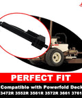 12V Electric Actuator For Powerfold Decks Replacement Part Compatible With 3348 3452 3452R 3461 3461R 3472 3472R 3552R 3561R 3572R 3661 3761R black actuator for mower deck lift