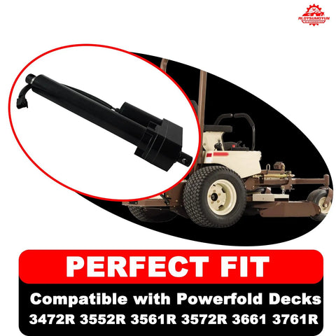 12V Electric Actuator For Powerfold Decks Replacement Part Compatible With 3348 3452 3452R 3461 3461R 3472 3472R 3552R 3561R 3572R 3661 3761R black actuator for mower deck lift