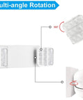12 Pack Commercial LED Emergency Light With Dual Heads Hardwired Battery Backup For Power Outages showing dual heads with multi-angle rotation.