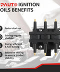 Upgrade Your Ride With Replacement Ignition Coil Pack For V6 3.3L And 3.8L Engines Fits 2000 To 2010 Chrysler Town And Country Voyager Grand Caravan Pacifica Jeep Wrangler UF305 with ignition coil benefits highlighted