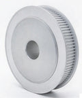 Top Shelf Aluminum HTD 3M Timing Belt Pulley With 150 Teeth And 15Mm Width Precision Sync Sprocket For CNC Builders side view showing precision aluminum design.