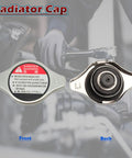 Honda Radiator Cap Fits Accord Civic CRV Odyssey And More Models Leak Proof Seal Durable Metal Cap Easy Replacement