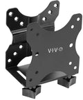 Slick And Durable Mini PC Mount Bracket providing a rock solid VESA under desk and monitor arm computer holder, black steel design.