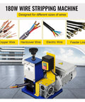 Top Tier Portable Electric Wire Stripping Machine For Scrap Copper Recycling High Speed Cable Cutter 1.5-25mm With Extra Blades close-up view showing motor and controls.