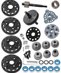 Beefed-Up 48-Pitch Spur Gear Set for 1/10 Scale RC Cars with 76T, 83T, 86T and 90T Gears and 17T, 19T, 21T, 23T, 25T, 27T Pinions