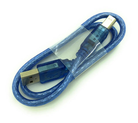 Blue USB cable for Arduino Mega 2560 R3 Compatible Board Kit with ATmega2560 and ATmega16U2 USB interface, 1000mA power