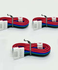3D Printer Direct Drive Stepper Motor Extension Cables Must Have 0.5m 4P To PH2 6P Connectors 3 Pack Ender 3 Series