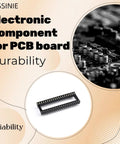 8 Pack 40 Pin DIP IC Socket Adapters 2.54mm Pitch Dual Row Flat Pin Narrow Body 15mm Spacing
