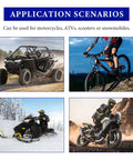 Application scenarios for Seven Eighths Inch Motorcycle Handlebar Horn Start Switch Aluminum Start Stop Button
