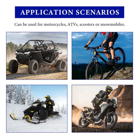 Application scenarios for Seven Eighths Inch Motorcycle Handlebar Horn Start Switch Aluminum Start Stop Button